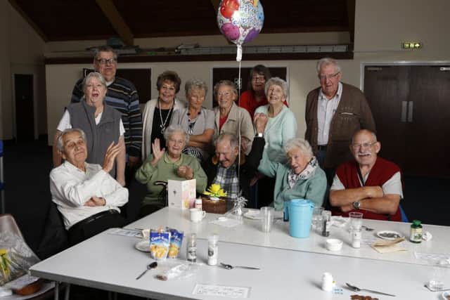 Friends celebrating the anniversary as well as Edward Barron's 95th birthday.
Picture : Habibur Rahman