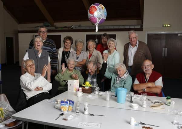 Friends celebrating the anniversary as well as Edward Barron's 95th birthday.
Picture : Habibur Rahman