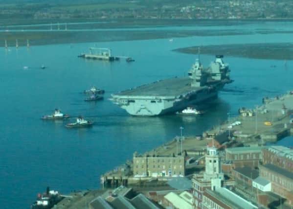 HMS Queen Elizabeth leaves Portsmouth

Picture: Malcolm Wells