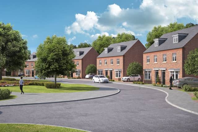 An artist's impression of how the development could look