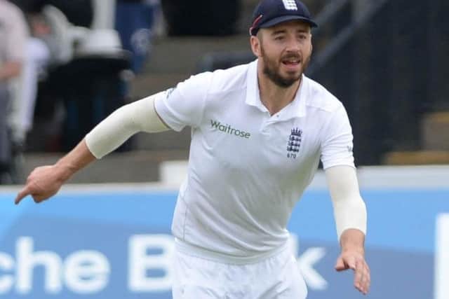 James Vince during his Test debut against Sri Lanka