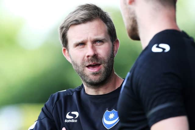 Pompey Academy coach Mikey Harris is joining Brighton. Picture: Joe Pepler.