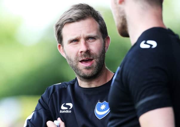 Pompey Academy coach Mikey Harris is joining Brighton. Picture: Joe Pepler.