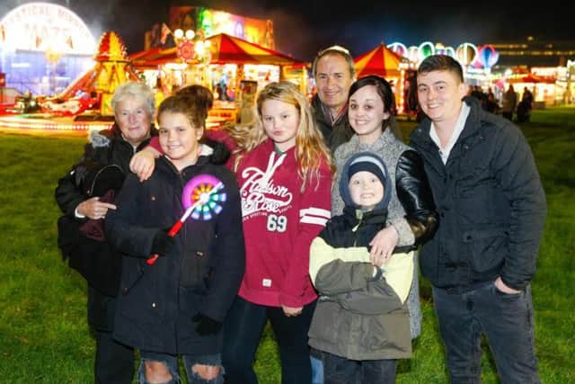 Families had fun at the fireworks