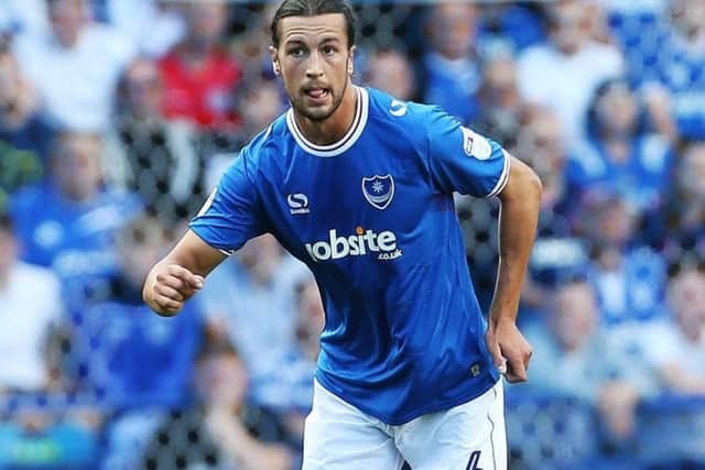 Pompey defender Christian Burgess