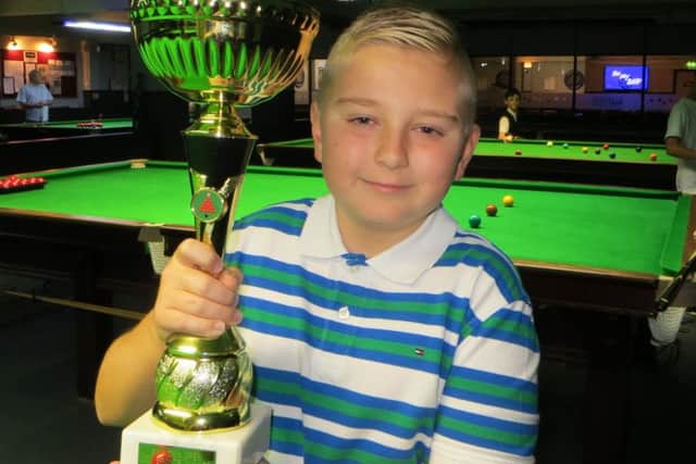 Samuel Laxton showed no nerves
