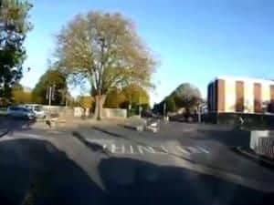 A still from the footage taken in Havant