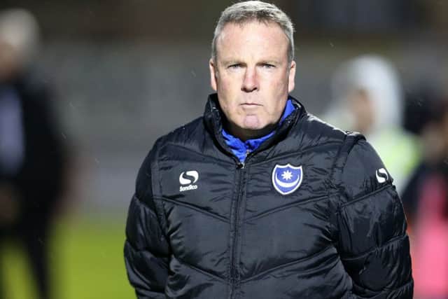 Pompey boss Kenny Jackett. Picture: Joe Pepler