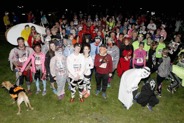 Moe than 400 hundred people dressed up for the ghost run in Portsmouth PICTURES BY HABIBUR RAHMAN