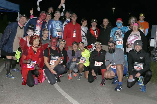 Participants in the ghost run