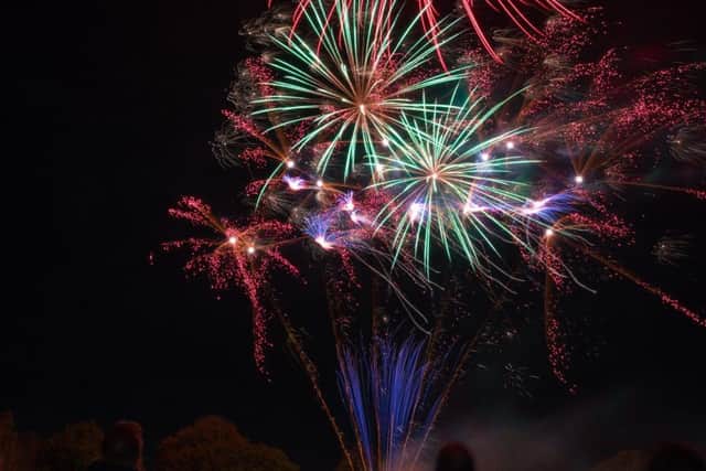 Crowds enjoy the spectacular display. Picture: Vernon Nash