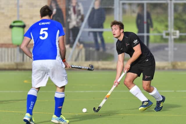 Jamie Rawlings for Fareham taking on Clifton Robinsons. Picture: JCDPE