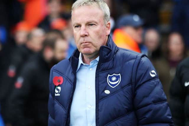 Pompey boss Kenny Jackett Picture: Joe Pepler