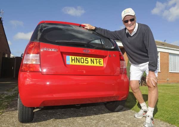 John Matthews from Lee on the Solent is all smiles after Streetwise stepped in to get his car repaired after a lorry backed into it
Picture Ian Hargreaves (171218-1)