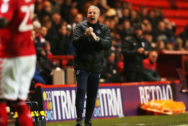 Pompey boss Kenny Jackett has no problem with Kal Naismith's attitude. Picture: Joe Pepler