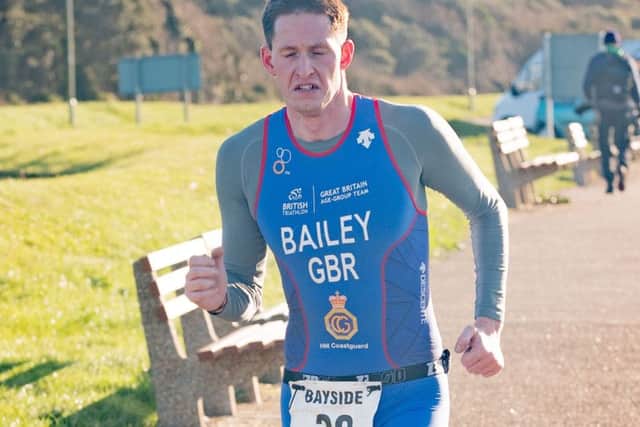 Dan Bailey on his way to victory. Picture: Keith Woodland