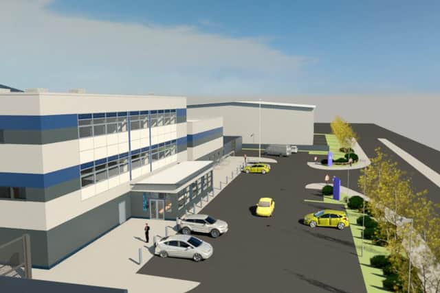 A CGI of the Eastern Police Investigation Centre, due to be built at Merlin Park on Airport Service Road, Copnor, Portsmouth