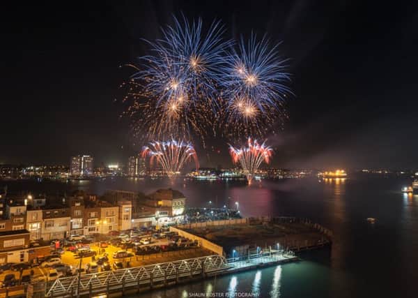 Gunwharf fireworks last year Picture: Shaun Roster