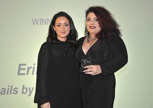 Sponsor Sasha Francis, left, and Nail Technician of the Year winner Erin Searle from Nails by Erin in Fareham