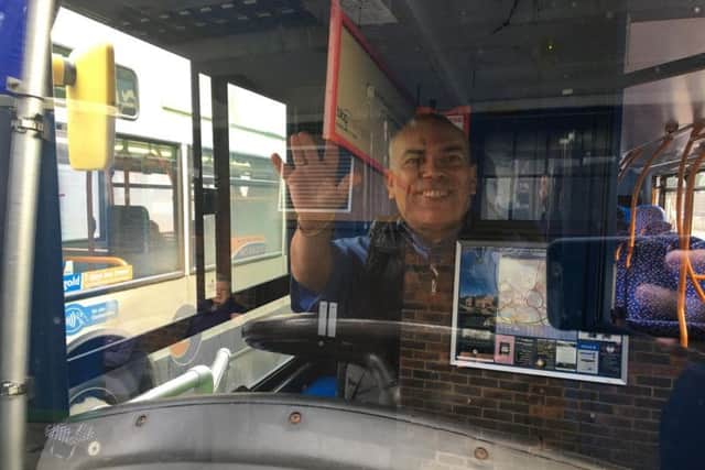 He's already become well-known to his passengers