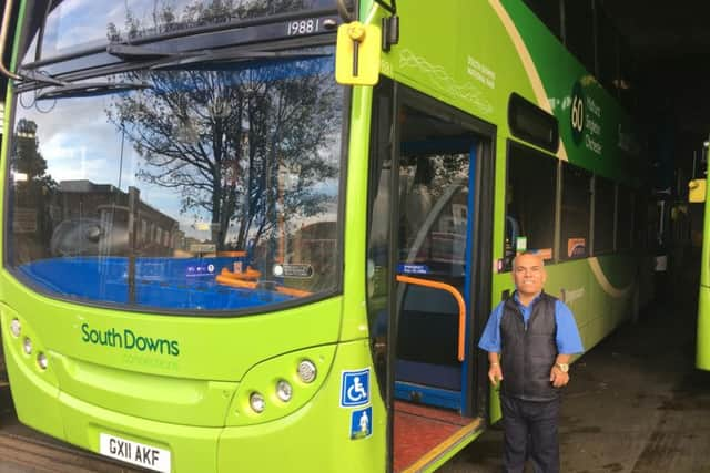 Frank Hachem has been driving Stagecoach buses for eight months