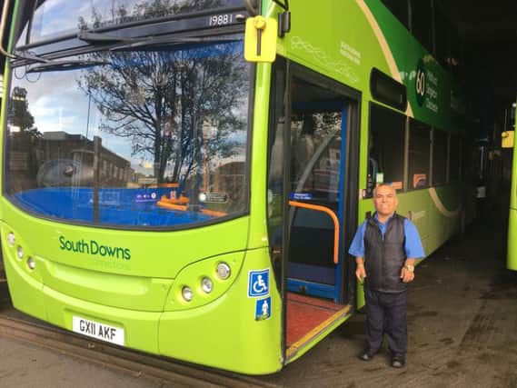 Frank Hachem has been driving Stagecoach buses for eight months