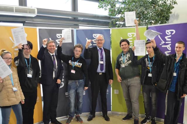 Students and staff celebrate as Fareham College is named 'outstanding' by Ofste