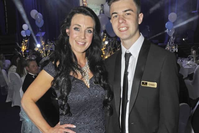 Lewis with his mum Emma Hine at the first Friend Finder prom in Portsmouth earlier this year.Picture Ian Hargreaves  (170626-1) PPP-170806-104816001