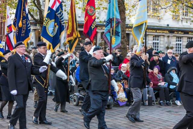 EVENT: Remembrance Parade LOCATION: Portsmouuth Guildhall Square AUTHOR: Mike Cooter PPP-171211-185423006