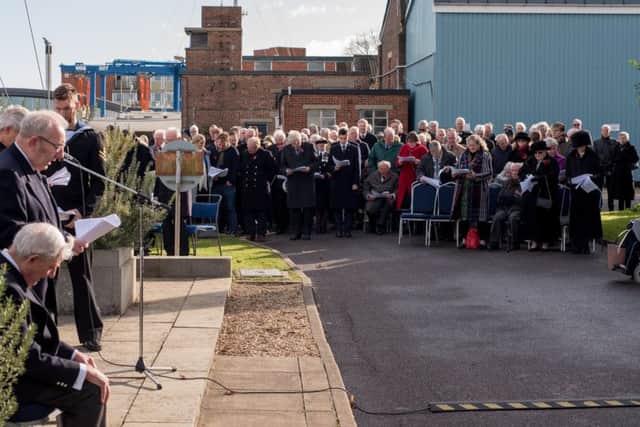 Remembrance at HMS Hornet, Gosport
Picture: Andrew Hurdle (171211-160305006)