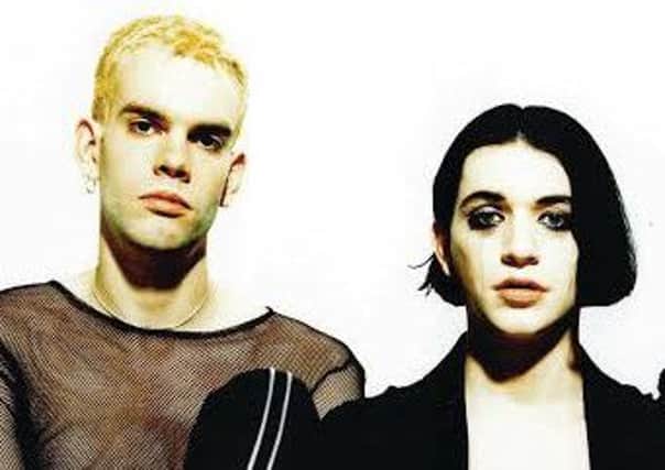 Stefan Oldsal and Brian Molko of Placebo