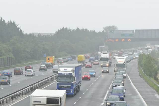 The A27 towards Farlington