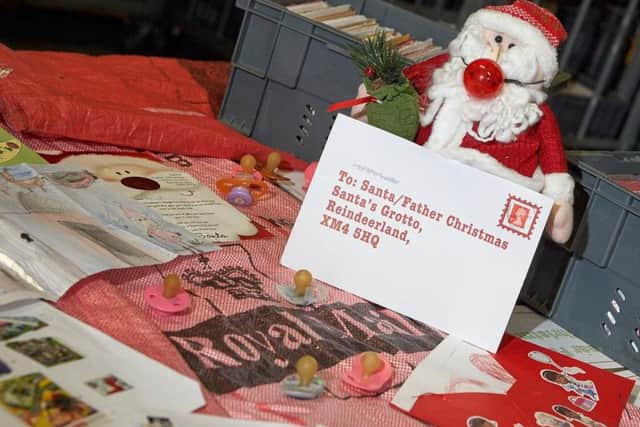 Santa will be waiting to receive your letters!