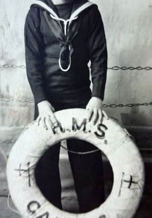 William aged 15 just after joining HMS Ganges in 1937.