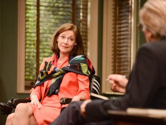 Belinda Lang as Stephanie Abrahams in Duet For One. Picture: Robert Day