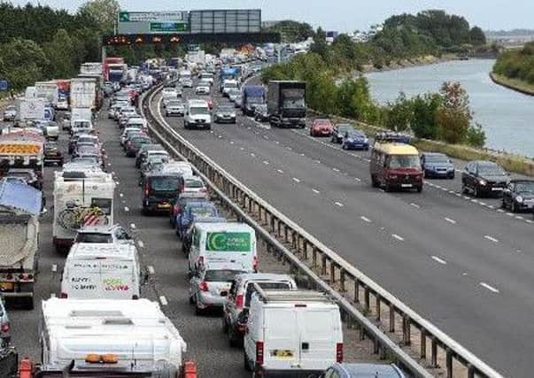 Drivers are warned about delays on the M27 this morning