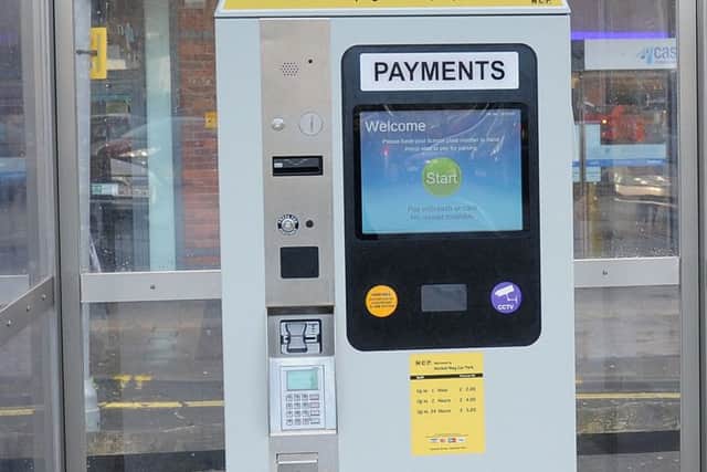A driver was landed with a Â£45 fine for pressing an O instead of a 0