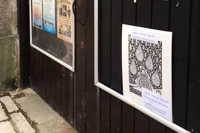 Holly V Maslen's artwork out for Free Art Friday at The Square Tower