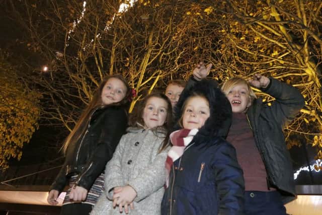 Children enjoying the fireworks