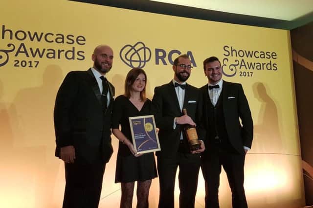 The Fontwell Park team collect their Racing Post Readers' Award / Picture from Fontwell Park Twitter feed