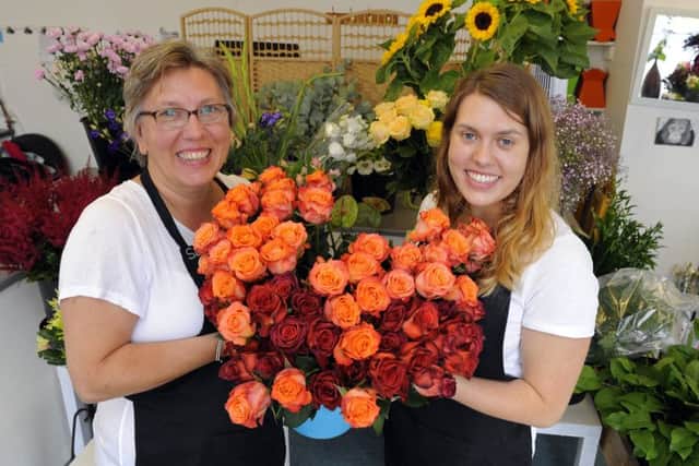 Liza Bailey and her daughter Helen Bailey took part in Small Business Saturday last year at their florist shop Seaside Florist on Hayling Island.Picture: Malcolm Wells