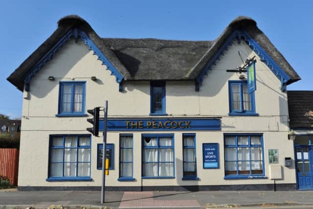 The Peacock pub on London Road
