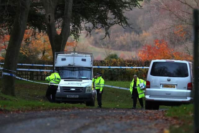 Police at the scene near Waddesdon 810054fd-364c-4ef5-84d3-89d35d70