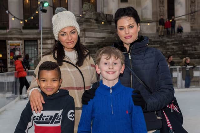 Abbie Curtis and Dani Chalkley with their boys Max Curtis and Leo Chalkley