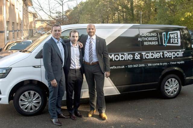 Darren Ridge, Oliver Murphy and Aaron Brown
