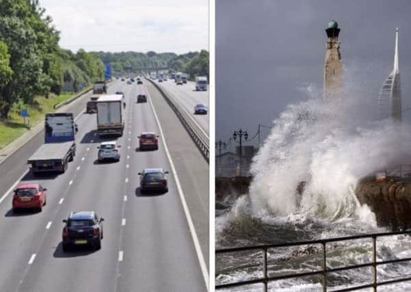 Gusts of up to 70mph could hit Portsmouth across the next couple of days