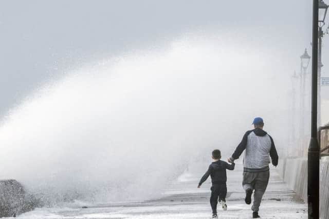 A Met Office warning for strong winds is in place in the Portsmouth area today. Picture: Steve Lewis
