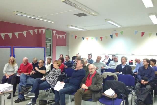 Attendees at Best for Britain's Portsmouth barnstorm