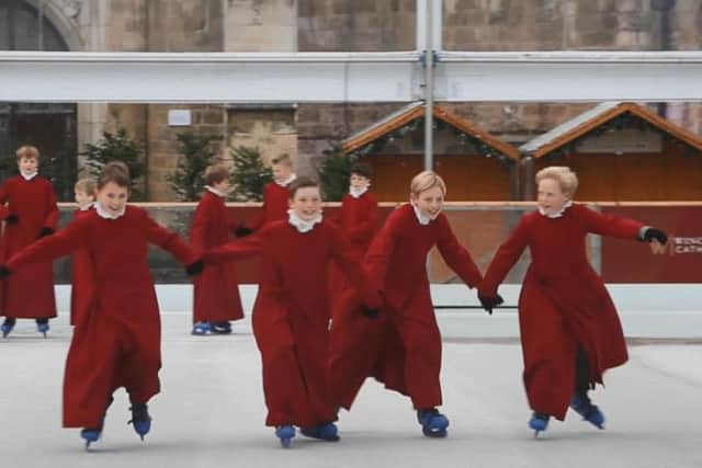 Choristers take to the ice